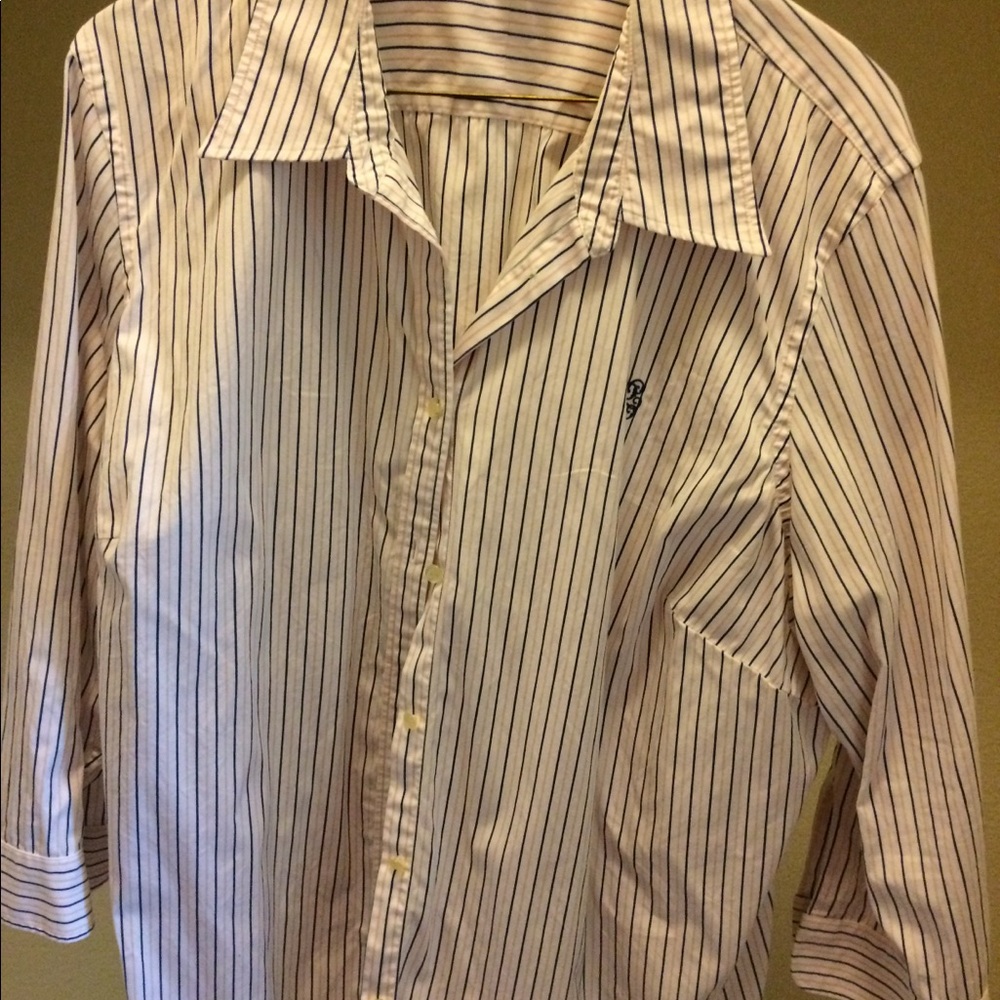 Ralph Lauren pinstripes blouse